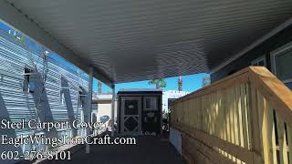 RV Park Steel Carport Awning  Arizona Special [upl. by Sergio]