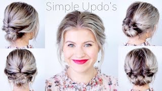 Simple Elegant Updo Hairstyles For Medium Length Hair  Milabu [upl. by Rustice669]