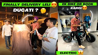 Finally Delivery leli 😍 ek or Dream Complete ❤️ 30 Lakh ki Bike  DUCATI [upl. by Ahsienot324]