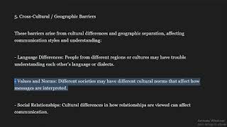 Communication Barriers [upl. by Akcir]