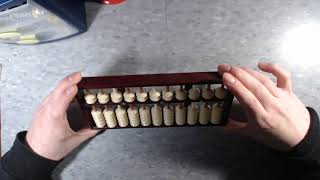 Calculator Video Review Chinese Suanpan Abacus [upl. by Shewmaker]