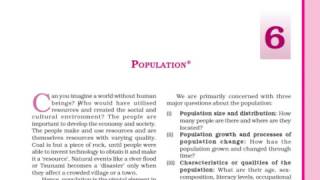 Class 9 Population Part 1 Hindi Explanation [upl. by Capwell]