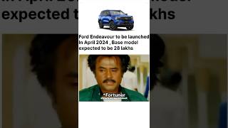 NEW ENDEAVOUR AATE HI FORTUNER KI MARKET KHATAM DO YOU AGREE [upl. by Odraleba]