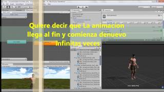 Crear y Editar Animacion Compatible Mecanim español Parte 1 [upl. by Dayiz]