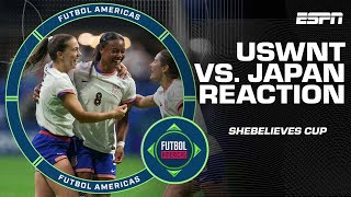 How USWNT overcame Japan in the SheBelieves Cup semifinal  ESPN FC [upl. by Urbai]