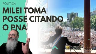 PRIMEIRO PRESIDENTE ANCAP toma POSSE na ARGENTINA criticando GOVERNO anterior e CITANDO o PNA [upl. by Analah932]