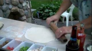 How to make a pizza for a wood burning pizza oven [upl. by Jarib42]