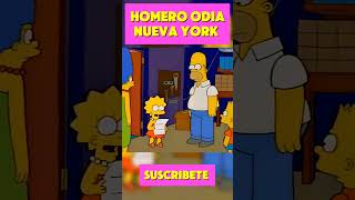 Homero odia nueva York simpsons [upl. by Ahsenat]