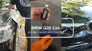 BMW G30 530  FULL DETAILING amp Gyeon Syncro EVO ceramic coating [upl. by Airym206]