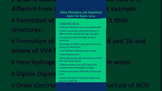 Class 9th Chemistry Important Guess 2024 Fbise Chemistry Most Important Question Important Guess 99 [upl. by Annawaj]