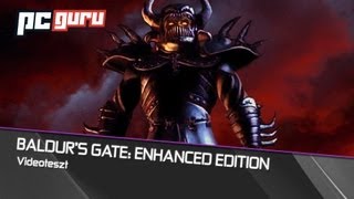 Baldurs Gate Enhanced Edition Videoteszt  PC Guru [upl. by Rekoob]