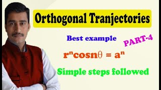 VTU Engineering Mths 1 orthogonal trajectory rn cosnθan good examplePART4 [upl. by Simons]