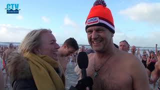 CTV Nieuwjaarsduik Castricum 2019 [upl. by Arocal]