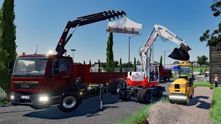 FS22  Map Geiselsberg TP 006🚧👷🏽  Public Work  Forestry Farming and Construction  4K [upl. by Orola]