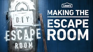 Making the DIY Escape Room Behind the Scenes [upl. by Marquardt]