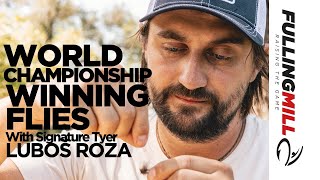 Fly Tying World Championship Winning Flies Luboš Rozas Rockerka Dry Fly [upl. by Tallia]