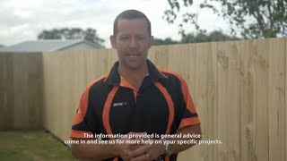 How to Build a Fence  Mitre 10 Easy As DIY [upl. by Isak]