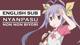 Nyanpasu Yabure Kabure Original English Sub 4K  Non Non Biyori  Lyric  Cute Girl Song TikTok [upl. by Bilow]