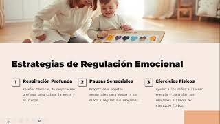 REGULACIÓN EMOCIONAL PARA NIÑOS CON TEA [upl. by Reg]