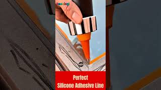 Amazing Perfect Silicone Adhesive Line tool shorts [upl. by Aicilf]