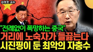 quot전례없이 폭망하는 중국quot 거리에 노숙자가 들끓는다 시진핑이 둔 최악의 자충수 김정호 교수  1부 [upl. by Tanner]