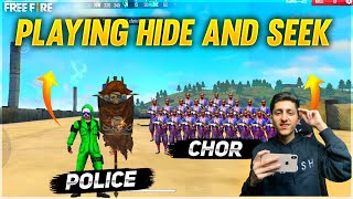 Hide And Seek Finding Noob Chimkandi 😂 On Factory Roof  Garena Free Fire [upl. by Havard]