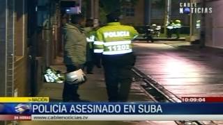 Investigan asesinato de policía en la localidad de Suba [upl. by Acinoev]