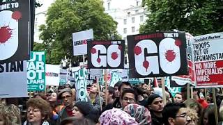 quotWhere the fuck is David Cameronquot  Protest at Downing Street [upl. by Tadeas]