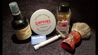 Simpsons Sandalwood Shaving Cream [upl. by Aliahs]