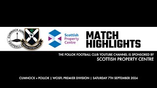 Cumnock v Pollok  7th September 2024 [upl. by Llabmik]