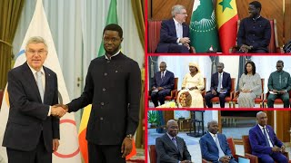 Le Président du CIO en visite à Dakar  Le Chef de lÉtat sengage pour la réussite des JOJ 2026 [upl. by Poliard288]