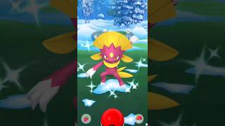 Easiest pink shiny caught in pokemon go [upl. by Ecienaj]