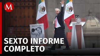 Sexto y último informe de Gobierno de AMLO  Mensaje completo [upl. by Waddington177]