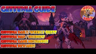 Ragnarok M Eternal Love  Geffenia Guide  DailyWeekly Quest  Map  Incident  Mechanics  Rewards [upl. by Ierbua]