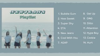 NEWJEANS 뉴진스  PLAYLIST ALL SONGS [upl. by Anitsirhc]