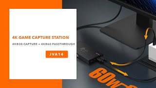 j5create 4K Game Capture Station  Model JVA14 [upl. by Lerud]