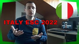 Italy Eurovision 2022 🇮🇹 Mahmood amp Blanco cantano  Brividi REACTION [upl. by Sabelle624]