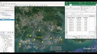 Importing Excel Coordinates to ArcMap and Plotting [upl. by Euqirdor705]