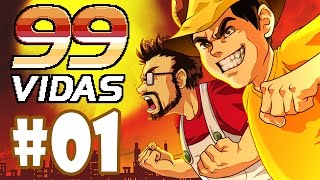 99 VIDAS O JOGO 1  GAMEPLAY DO INÍCIO [upl. by Omarr7]