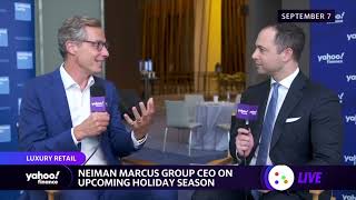 Neiman Marcus CEO details ‘very energizing’ luxury retail momentum [upl. by Cece484]