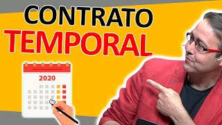 🔨📆 CONTRATO TEMPORAL o de duración determinada Qué es Requisitos Tipos LABORAL PYMES Y AUTÓNOMOS [upl. by Moriarty]