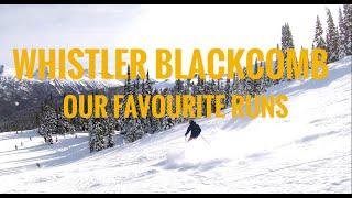 Whistler Blackcomb  BEST groomed runs with trail map intermediate whistlerblackcomb [upl. by Majka]