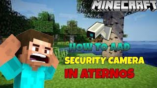 How To Add CCTV in Your Aternos Server  How To Add Security Camera in Minecraft [upl. by Rastus588]