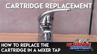 How to replace the cartridge in a mixer tap [upl. by Leirej608]