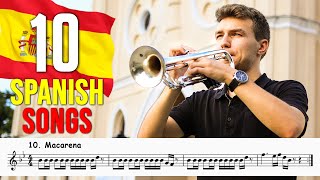 10 LEGENDARY SPANISH SONGS with Sheet Music [upl. by Zetnauq88]