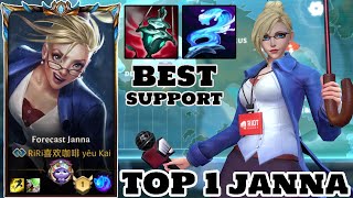 Wild Rift Janna  Top 1 Janna Gameplay Rank Challenger [upl. by Ilbert]