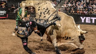 Thrills and Spills Top Bull Riding Wrecks of August 2023 [upl. by Saffren103]