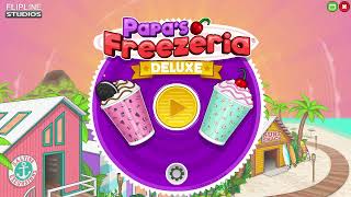 Papas Freezeria Deluxe Gameplay  20 no commentary [upl. by Yud]