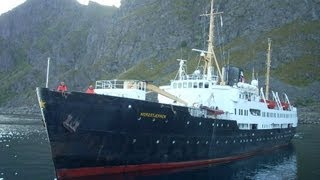 Hurtigruten  Retro Coast Liner  Bodø  Stamsund Lofoten [upl. by Aracal]