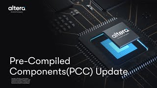 PreCompiled Components PCC Update [upl. by Aynekal]